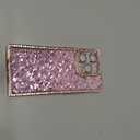 Yeddabox for iPhone 14 Pro Case Glitter, Luxury Sequin and Diamond Bumper Cover with Reinforce Corner, Soft Shockproof Protective Electroplated Case for iPhone 14 Pro for Women Girls, Pink