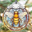 Touber Bee Christmas Ornament - Hanging Decor for Tree