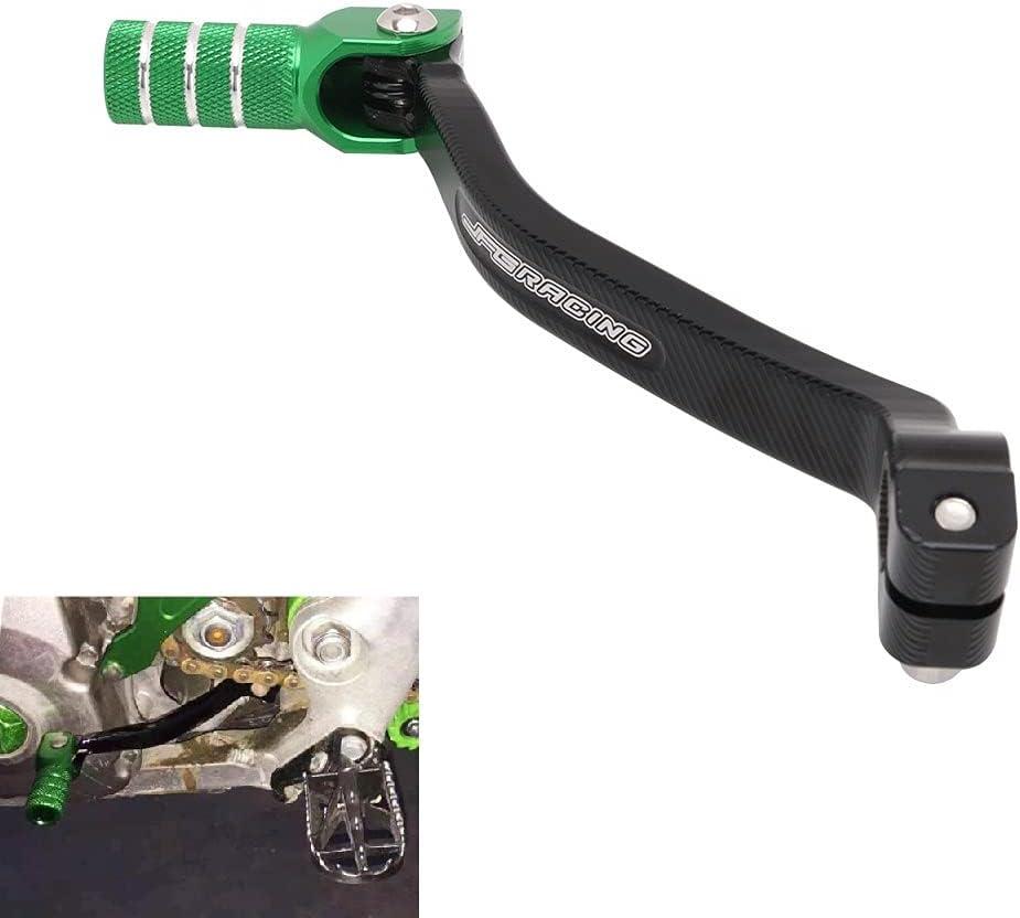 AnXin Motorcycle Gear Shifter Pedal Shift Lever Arm CNC for KX250F 2009-2020 KX250 2019-2023 KX250X 2021-2023 Dirt Bike Green
