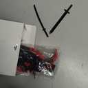 T13 3D Action Figure Set (Assembly Completed),Dummy Robot Titan 13 Action Figures,3D Printed Toys Multi-Jointed Movable (Black/Red)