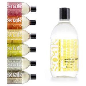 Soak Laundry Soap  No Rinse, Plant Derived Hand Wash Detergent - 375 ml / 12 fl. oz, 75+ Washes (Pineapple)