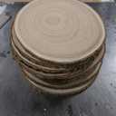 Set of (10) 12-13 Inches Large Wood Slices, Wood Centerpieces for Tables, Wood Slices for Centerpieces, Unfinished Wood Rounds for Wedding, Baby Shower, Party, Natural Paulownia Wooden Slabs