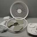 Lasko 16" Oscillating Portable Performance Table Fan for Home with 3 Speeds, Tilt-Back Fan Head, Carry Handle, White, 2506