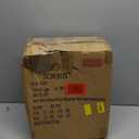 Sorbus Refrigerator Organizers and Storage Bins Set of 6  Includes 2 Wide Bins, 2 Narrow Bins, Soda Can Organizer (12 Cans), and 14 Egg Holder  Clear Bins for Fridge Organization, Pantry, Freezer