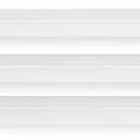 Camco 44053 28" RV Refrigerator Bar, Holds Food and Drinks in Place During Travel, Prevents Messy Spills, Spring Loaded and Extends Between 16" and 28" - White (Pack of 3) (44074)