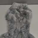 Idepet Velvet Dog Pajamas, Turtleneck Dog Sweater Fuzzy Plush Onesie Soft Cat Apparel Pet Clothes Winter Outfit Doggy Pjs Puppy Jumpsuit for Small Dogs Cats (Grey,L)