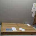 6 PCS Wire Rack Covers for Pantry Wood Grain, 33''W * 16''D(Ready to Use) Faux Wood Shelf Covers for Wire Shelving, Rustic Closet Shelves Covering Toppers, for Pantry, Bathroom, Kitchen, Garage