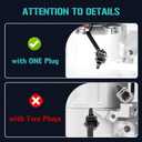 Air Conditioner AC Compressor with A/C Clutch Fits for Nissan Altima 2.5 2.5L S SR Base Sense Advance 2013 2014 2015 2016 2017 2018 (Without SL and SV), Replaces CO 29074C, w/One Plug