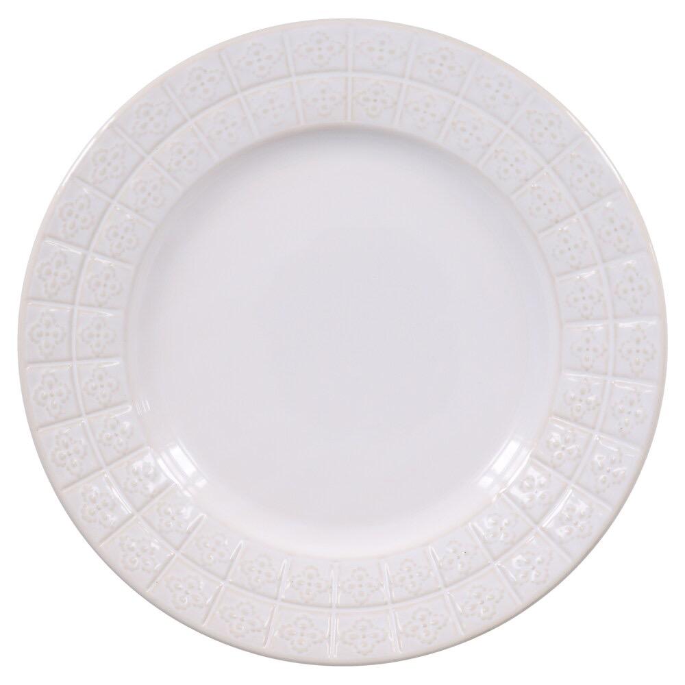 Dash of That™ Brooklyn Dinner Plate - White, 3 Pack
