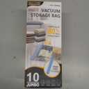 Cozy Essential 10 Jumbo Vacuum Storage Bags, Space Saver Bags Compression Storage Bags for Comforters and Blankets, Pillow, Bedding, Vacuum Sealer Bags for Clothes Storage