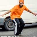 Vgogfly Beanie Men Slouchy Knit Skull Cap Warm Stocking Hats Guys Women Striped Winter Beanie Hat Cuffed Plain Hat (Green)