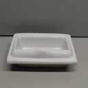 Classic Recessed Ceramic Soap Dish for Shower Wall, Heavy-Duty, Space-Saving, Self-Draining Built-in Soap Holder for Bathroom & Laundry, Perfect for Replacing Old Soap Dishes or New Installations