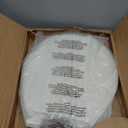 Centoco 1200-416 Round Plastic Toilet Seat, Standard Economy Model, Light Weight Residential, Biscuit