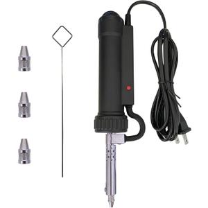 Electric Solder Sucker Vacuum,Automatic Desoldering Pump,Black Desoldering Tool For One-Handed Use And Reliable Suction,Designed for extended use Tin Removal Work Ac110v 30w Desoldering Gun