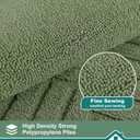 BEQHAUSE-Kitchen-Rugs-Non Slip-Kitchen-Mats-for-Floor Machine Washable Kitchen Rugs Absorbent Kitchen Carpet with TPR Non Skid Backing,Green, 24x71
