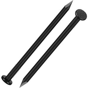 5 inch Hardware Nails, (22pcs) 1 lbs Black Nails, Nails for Hanging Pictures, Long Nails, Wall Nails, Wood Nails