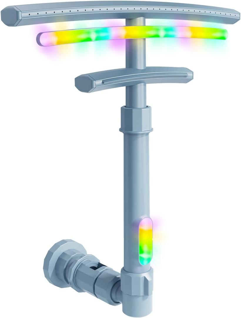 Pool Fountain for Above and Inground Pools,Upgraded Dual Spray Pool Aerator with 9-Color LED Lights and 4 Modes, 360 Adjustable Pool Sprinkler Fountain Pool Cooler Pool Accessories Pool Decor