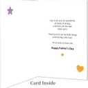 3 x Fathers Day Card,Funny Fathers Day Cards Gifts Decorations for Dad from Daughter Son Kids,Happy Father's Day Cards Gifts Ideas with Envelope,Sweet Dad Card