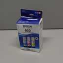 EPSON 522 EcoTank Ink Ultra-high Capacity Bottle Color Combo Pack (T522520-S) Works with ET-2720, 2800, 2803, 2840, 4700, 4800, 4810