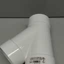NDS 4P08C X Hub PVC S&D 45 Wye, 4 in, 1 Count (Pack of 1), White