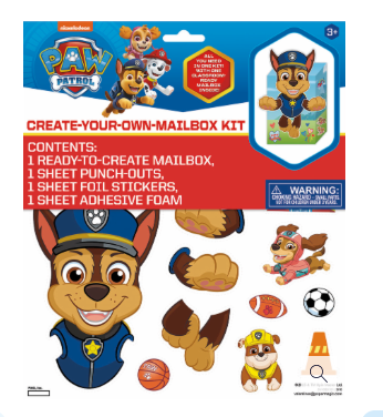  Paper Magic Paw Patrol Create-Your-Own-Mailbox Sticker Kit