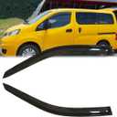 2pcs Original Shatterproof Rainproof Side Window Wind Deflectors for 2014-2019 Nissan NV200 Taxi/City Express,Rain Guards,Nice Looking Window Visors for Cars,Vent Deflector 92523