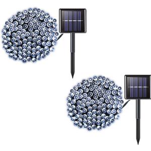 2 Pack 200 LED Solar String Lights, 85.2ft 8 Modes Solar String Lights for Outside, Waterproof and Solar Powered Outdoor String Lights for Holiday Christmas Yard Garden Tree Wedding Party (Cold White) 2 Pack 200 LED Solar String Lights, 85.2ft 8 Modes Solar String Lights for Outside, Waterproof and Solar Powered Outdoor String Lights for Holiday Christmas Yard Garden Tree Wedding Party (Cold White)