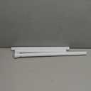 AIZESI Tension Curtain Rod Adjustable Spring Tension Rods for Windows 28 to 48 Inch, No Drilling, 7/8" Diameter, White Curtain Rod, Small Shower Curtain Rod for Bathroom, Doorway, Closet, Kitchen