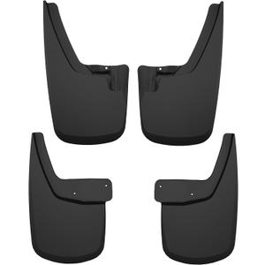 Husky Liners Custom Mud Guards | Fits 2024-2026 GMC Canyon, Crew Cab (Excludes the AT4X Model) | Front & Rear Set, 4-pc Black - 58326