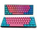 Kraken Keyboards Pro 60 Percent Keyboard 60% Gaming Keyboard Mechanical - Black & Purple - HOT SWAPPABLE - for Gaming On PC, Xbox, PlayStation & MAC (Black Lotus | Silver Switches)