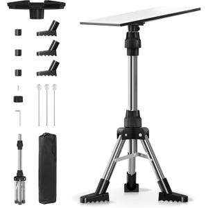 Tripod Mount Gen 3, Stand with Pipe Adapter, Adjustable Height Mounting Kit with 90 Tilt Angle Adjustment, Easy Installation (Black)