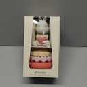 Moonkie Bunny Baby Stacking Toys | 7-Piece Silicone Rings for Teething Relief | Educational Toy for Infants & Toddlers 6 Months+ | Baby Shower or Birthday Gift for Girls