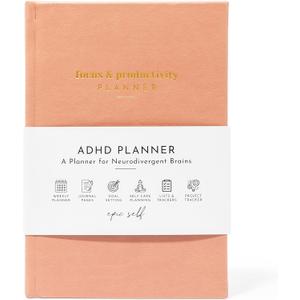 ADHD Planner for Adults: Focus Planner For Productivity - A planner for Neurodivergent Brains - Organization, Goal-Setting, and Time Management - Gift for Men and Women with ADHD