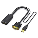 BENFEI VGA to HDMI Adapter, 1080P Converter with Audio from Computer/Laptop VGA Source to HDMI TV/Monitor