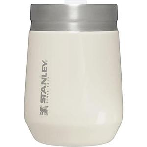 Stanley GO Everyday Wine Tumbler 10 oz | Press Fit Drink Through Lid | Beverage, Coffee, and Cocktail Cup | Insulated Stainless Steel Wine Glass | BPA-Free | Cream Gloss