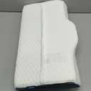 Derila Cervical Queen Size Pillow for Sleeping - Support Pillow for Side, Back, Stomach Sleepers - Contour Best Bed Pillows for Sleeping (1 Pillow | White)