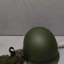 WW2 US Army M1 Helmet, WW2 Gear, WW2 Uniform, WW2 Helmet Metal Steel Shell Replica with Net/Canvas Chin Strap/Cat Eye Band DIY Painting