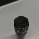 Dynofit 14x1.5 Spline Lug Nuts Compatible with Chevy Silverado 1500 GMC Sierra Ford,Aftermarket Wheel Lug Nuts Set for F150 2015-2024, 24PCS Black Truck Nuts Sets Include 1 Socket Key for Fuel Wheel