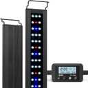 NICREW C10 Plants LED Aquarium Light, 24-30 in, 16 Watts, Full Spectrum Fish Tank Light with Timer, Day and Night Cycle, Brightness Adjustable