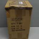 PHOSPHOR Glass Hurricane Candle Holder Set of 3 PCS Large Glass Square Candle Holder Black Lanterns Decorative for Pillar Candle Indoor Candle