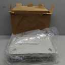 Kitsure Dish Drying Rack for Kitchen Counter, Stainless Steel Sink Organization and Storage Essentials with Cutlery Holder, Home and Appartment Decor, 12''W x 15.5''L, Light Grey