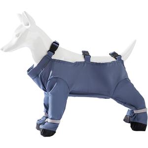 Dog Rain Pants, Protective Booties Breathable Dog Paws Protectors Clothing for Rainy Day Outdoor Walking Run (XXL)