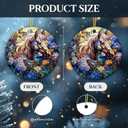 3 x Horse Ornament 2025  White Elephant Gift Ornament for Horse Lovers, Artistic Equestrian Christmas Decoration, Unique Horse Lover Gift for Tree, Home, or Stable Decor