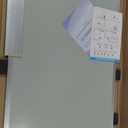 Dry Erase Calendar Whiteboard for Wall, 36" x 24" Magnetic Monthly White Board Calendar Dry Erase, Wall Hanging Aluminum Frame with Tray for Home, School, Office (Silver Frame)