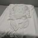 Abaowedding Women's Wedding Dress Lace Double V-Neck Sleeveless Evening Dress Ivory US 2
