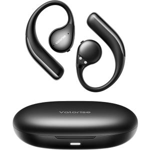 T60 True Wireless Bone Conduction Headphones, OWS Open Ear Earbuds with Earhooks, Bluetooth 5.4, Deep Bass, Lightweight & Sturdy, 25Hrs Playtime, IPX6 Waterproof, for Cycling Yoga Gym Workouts