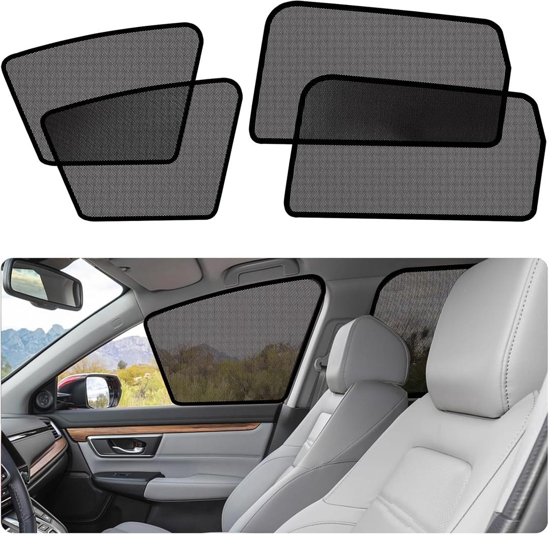 2017-2022 CRV Window Shades -Car Window Shade for Baby and Driver, Breathable Mesh Car Privacy Curtains for Side Windows, UV Protection and Heat Insulation for Road Trips, Napping