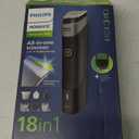 Philips Norelco Multigroom Series 5000 18 Piece, Beard Face, Hair, Body and Intimate Hair Trimmer for Men - NO BLADE OIL MG5910/49 (Black)