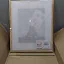 upsimples 16x20 Picture Frame, Display Pictures 11x14 with Mat or 16 x 20 Without, Wall Hanging Poster Frame, Natural, 1 Pack