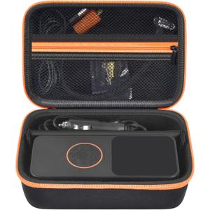 Portable Air Compressor Case Compatible with WARWOLF/for KUXISA/for LOLSSA/for OlarHike/for Modari 160PSI Tire Inflator - Hard Protective Storage Bag for Car Tire Pumps, Air Tubes & Tools (Box Only)